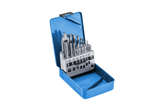 Фото Набор метчиков и сверл, 15 шт. HOEGERT