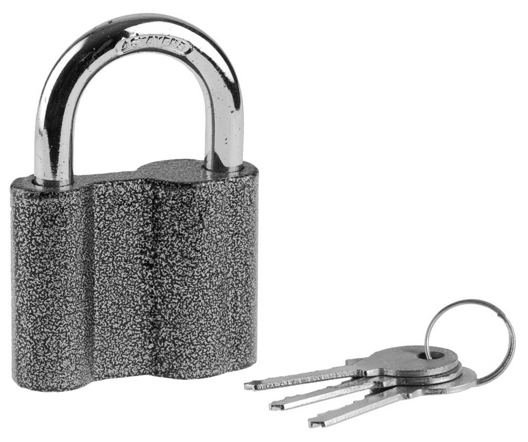 Замок навесной STAYER 37145-60 60х47х22,5 мм, металлический корпус, закаленная дужка