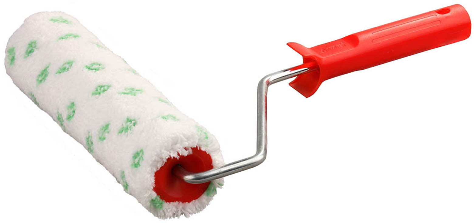 Фото Валик с ручкой МИКРОВОЛОКНО STAYER 240 мм, ?48 мм, МИКРОВОЛОКНО, 0341-24