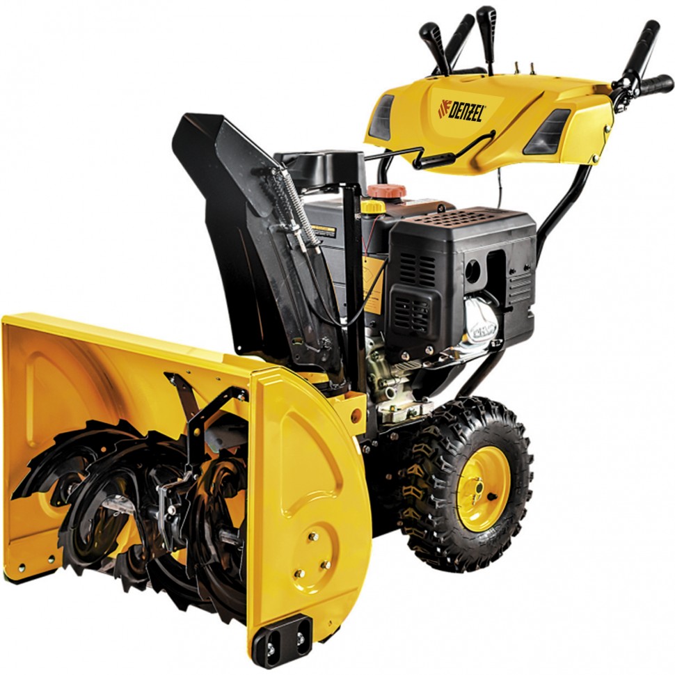 Фото Снегоуборочная бенз. машина SB 1100 E, 11 л.с, Loncin, с электростартером, фара Denzel