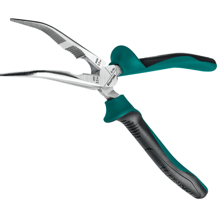 Тонкогубцы 22011-4-20_z01 KRAFTOOL 200 мм, изогнутые