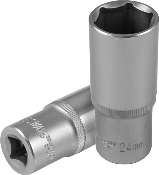 Фото Головка торцевая глубокая 1/2"DR, 24 мм, Jonnesway