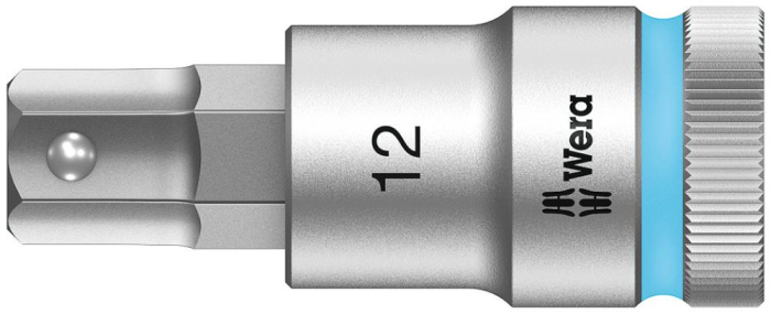 Фото 8740 C Hex-Plus HF Zyklop Головка торцевая с битой вставкой с внешним шестигранником, 1/2, с фиксацией, 12 x 60 мм