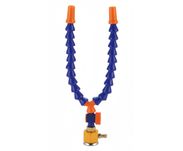 Комплект подвода СОЖ 3/8" две трубки на магн. осн. Qtool