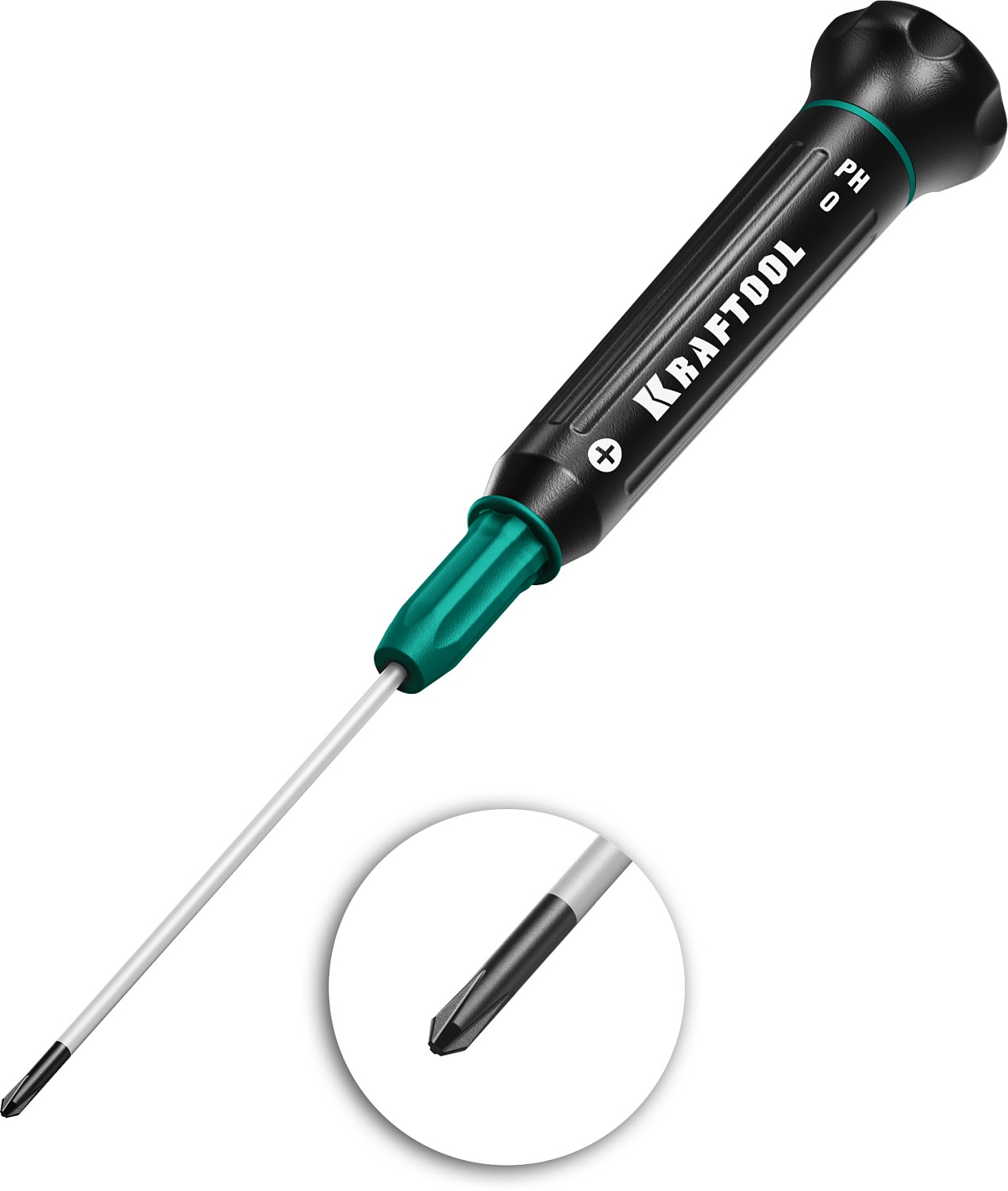 Фото Отвертка PH 0 для точных работ Precision PRO, Kraftool