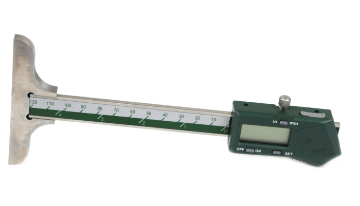 Штангенглубиномер ШГЦ-120, 0.01мм/0.0005", INSIZE