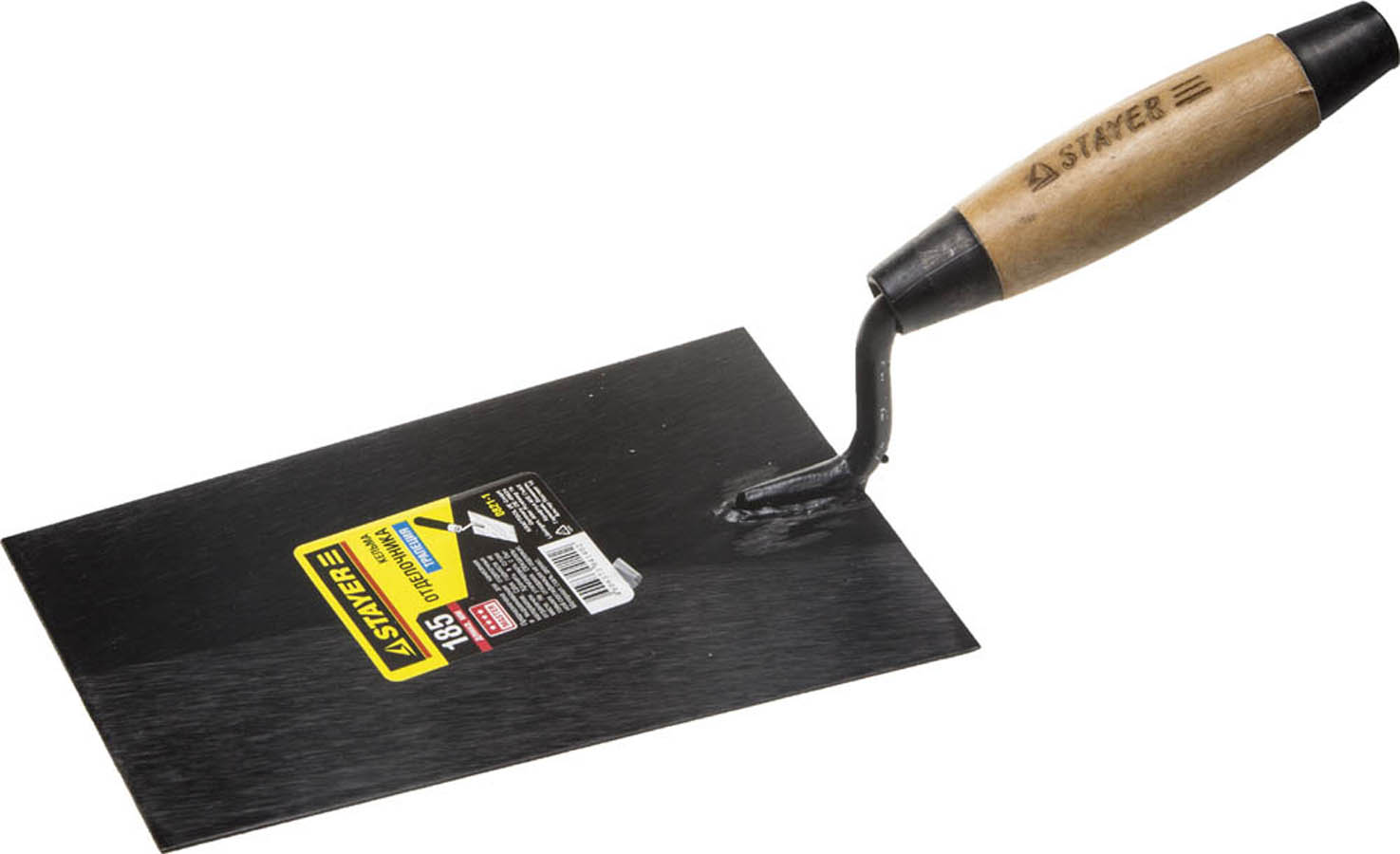 Кельма отделочника STAYER 185 мм, деревянная ручка, 0821-1