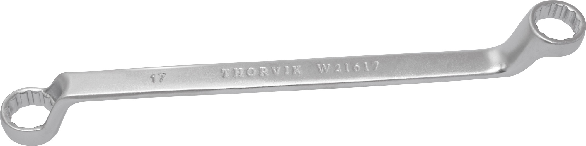 Ключ гаечный накидной изогнутый серии ARC, 16х17 мм, THORVIK
