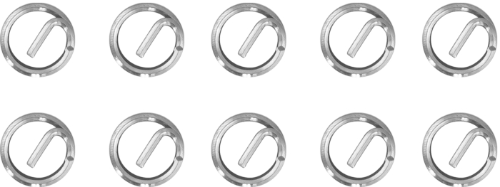 Набор вставок резьбовых M12x1.5, 10 предметов, THORVIK