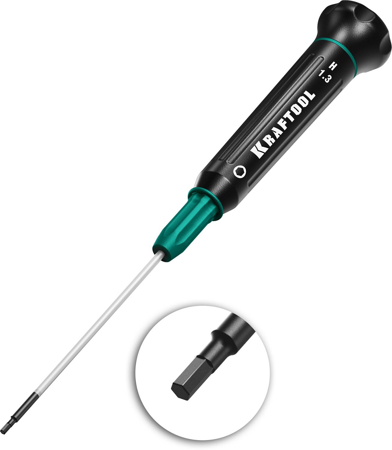 Фото Отвертка HEX 1.3 для точных работ Precision, Kraftool