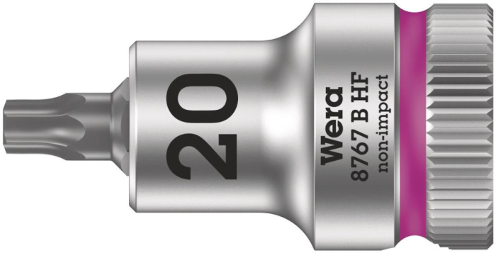 Фото 8767 B HF TORX Zyklop Головка торцевая с битой вставкой, 3/8, с фиксацией, TX 20 x 35 мм