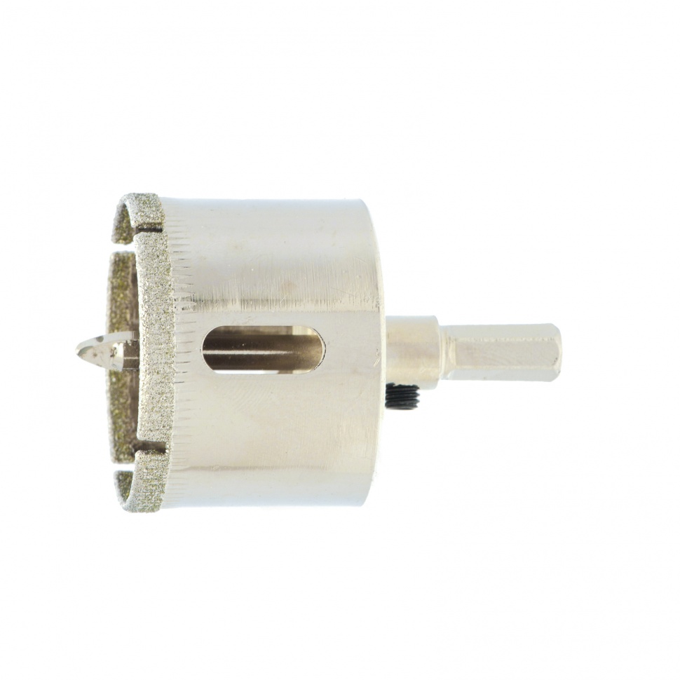 Фото Сверло по керамической плитке и стеклу, 40 х 55 мм, шестигранный хвостовик Сибртех