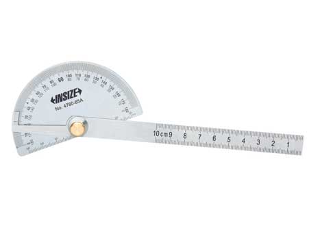 Угломер с закрытым лимбом 0-180°, 1°, ±0.5°, INSIZE