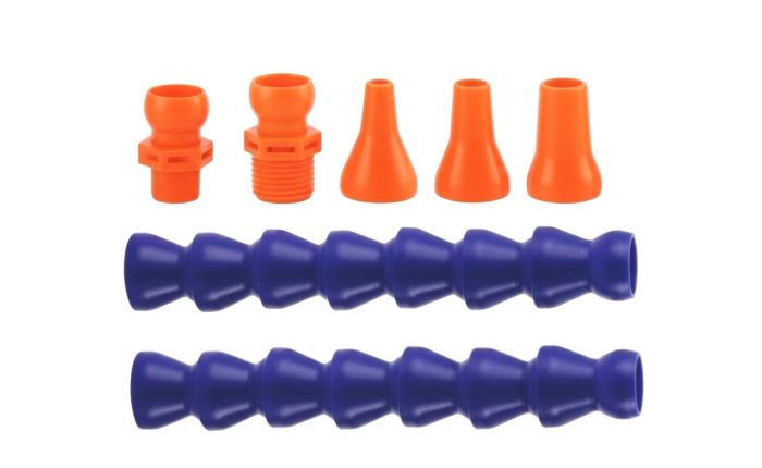 Фото Набор трубок СОЖ 1/2" 2шт с соплами и соеденителями Qtool