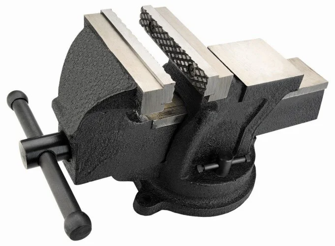 Фото Тиски слесарные, 125 мм, поворотные 