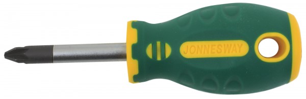 Фото Отвертка стержневая POZIDRIV® ANTI-SLIP GRIP, PZ2x38, Jonnesway