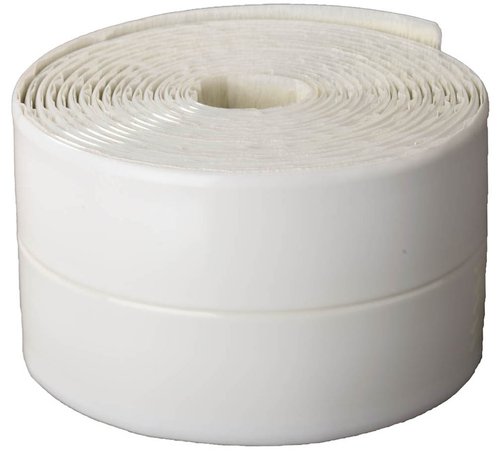 Фото Лента бордюрная для ванн и раковин (скотч) STAYER 12341-30-30 30 x 30 мм x 3,35 м, профиль L, самоклеящаяся