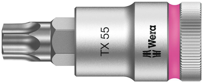 Фото 8767 C HF TORX Zyklop Головка торцевая с битой вставкой, 1/2, с фиксацией, TX 55 x 60 мм