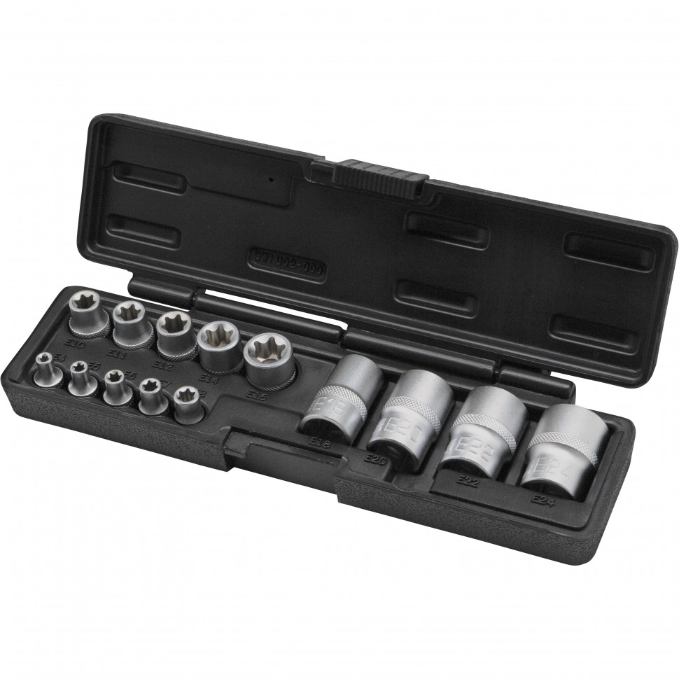 Фото Набор головок TORX, 14 пред., 1/4, 3/8, 1/2 Stels