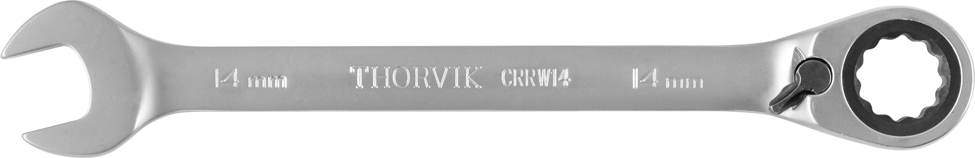 Фото Ключ гаечный комбинированный трещоточный с реверсом, 14 мм, THORVIK