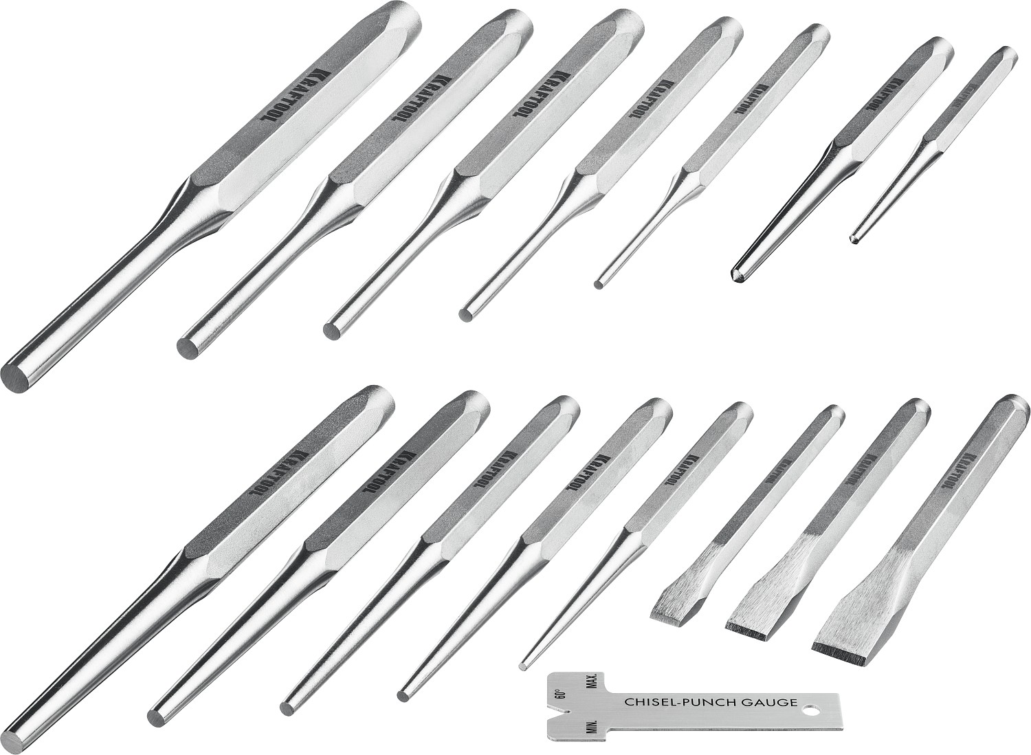 Набор зубил и кернеров KRAFTOOL GRAND-15 21075-H15 15 шт