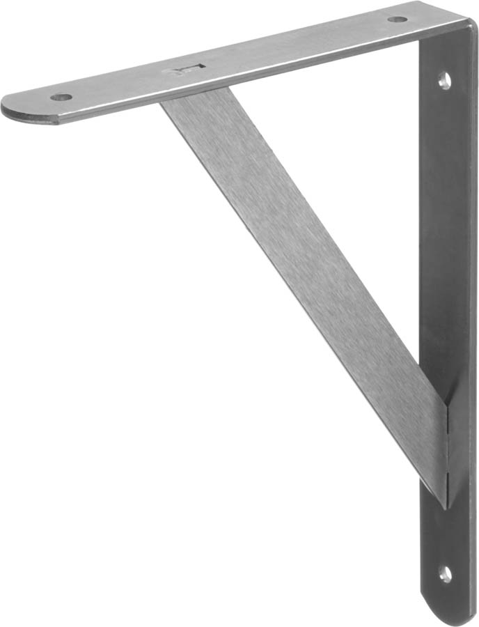 Уголок-кронштейн, усиленный STAYER 37421-5 250х200х30х4 мм, оцинкованный