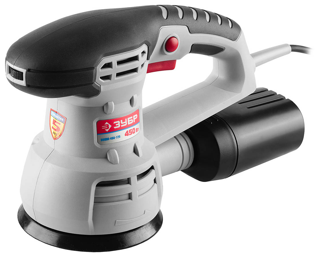 Фото Машина орбитально-шлифовальная ЗОШМ-450-125 Мастер ЗУБР 450 Вт, D125 мм, 5000-13000 об/мин