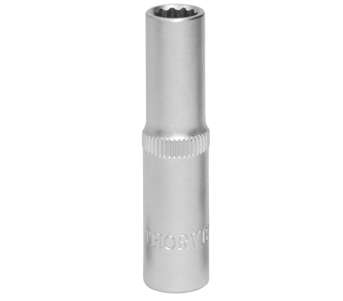 Фото Головка торцевая глубокая 12-гранная 1/4"DR, 6 мм, THORVIK