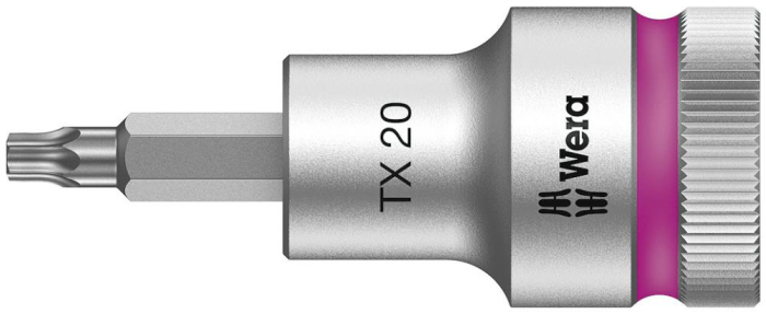 Фото 8767 C HF TORX Zyklop Головка торцевая с битой вставкой, 1/2, с фиксацией, TX 20 x 60 мм