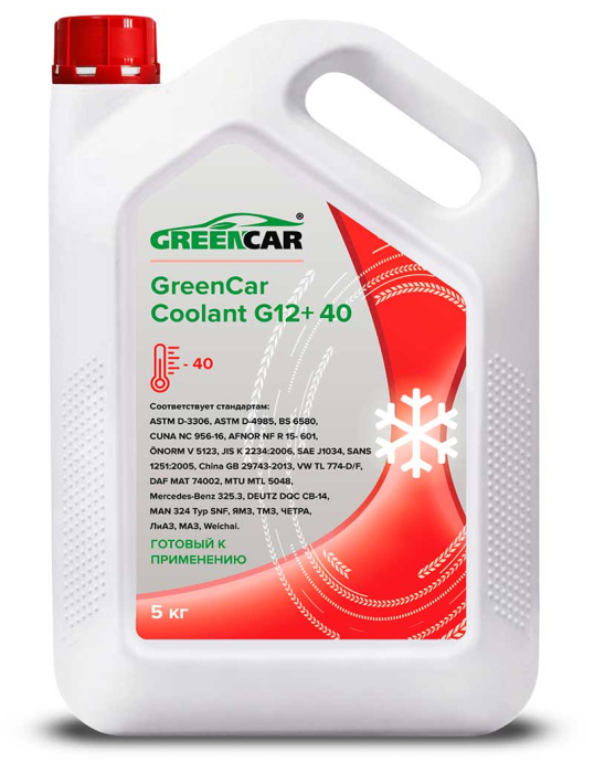 Фото GREENCAR COOLANT G12+ (50/50)