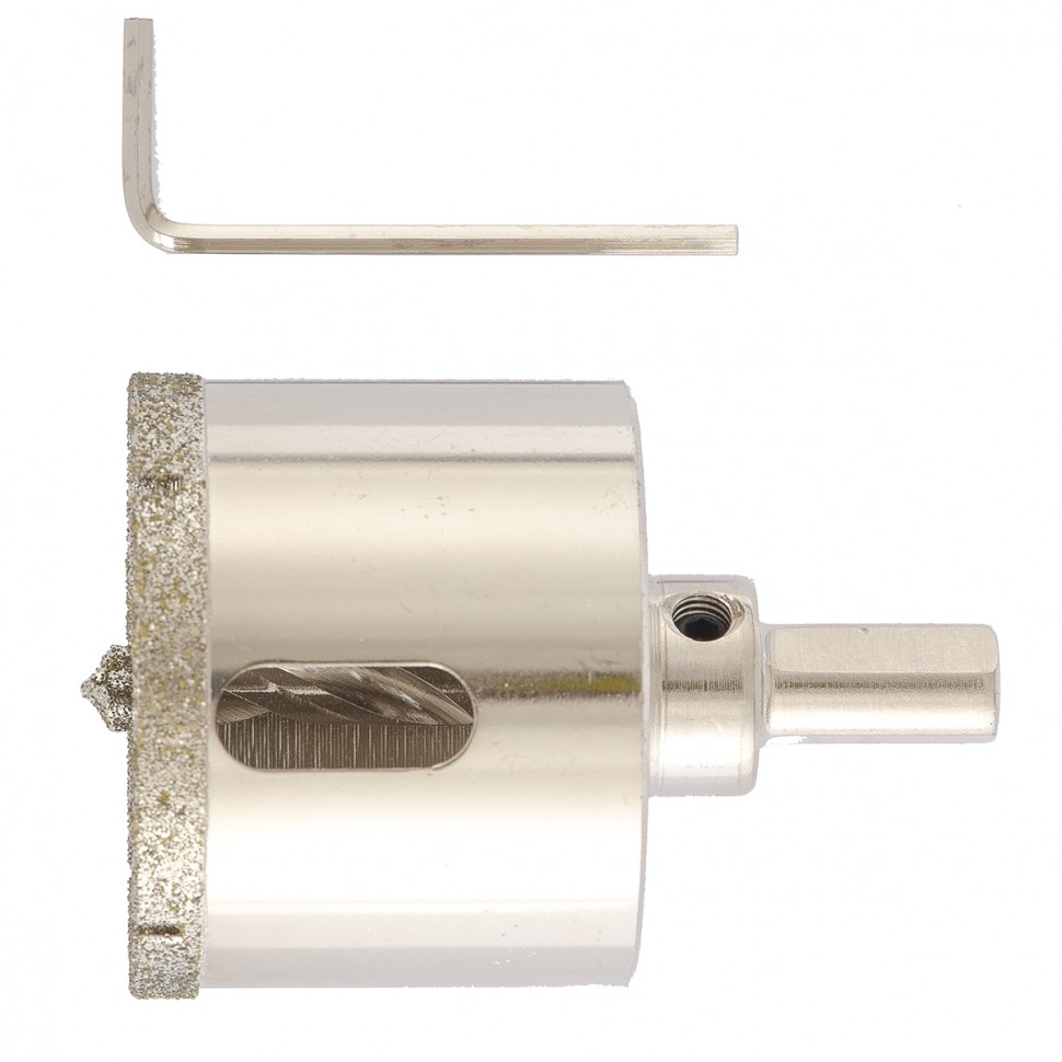 Фото Сверло алмазное по керамограниту, 50 х 67 мм, трехгранный хвостовик Matrix