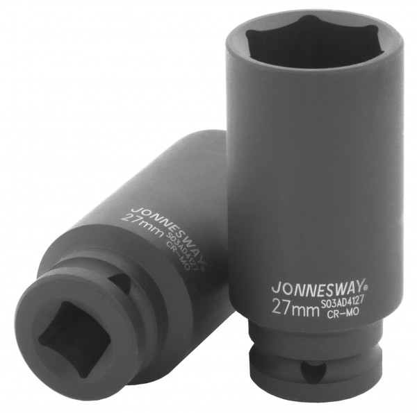Фото Головка торцевая ударная глубокая 1/2"DR, 27 мм, Jonnesway