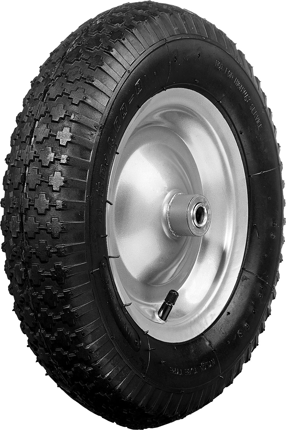 Фото Колесо пневматическое СИБИН СК-2 39910-2 380 мм, для тачки арт. 39904