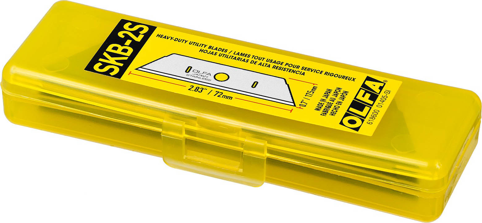 Фото OLFA 10 шт., 17.5 мм, Лезвие трапециевидное для SK-12 OL-SKB-2S/10B