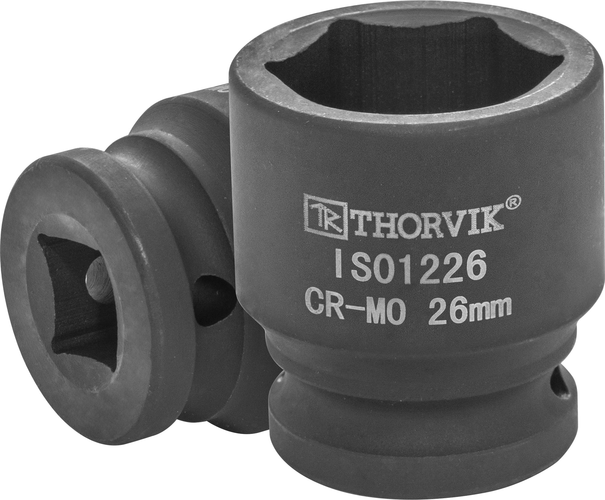 Головка торцевая ударная 1/2"DR, 26 мм, THORVIK