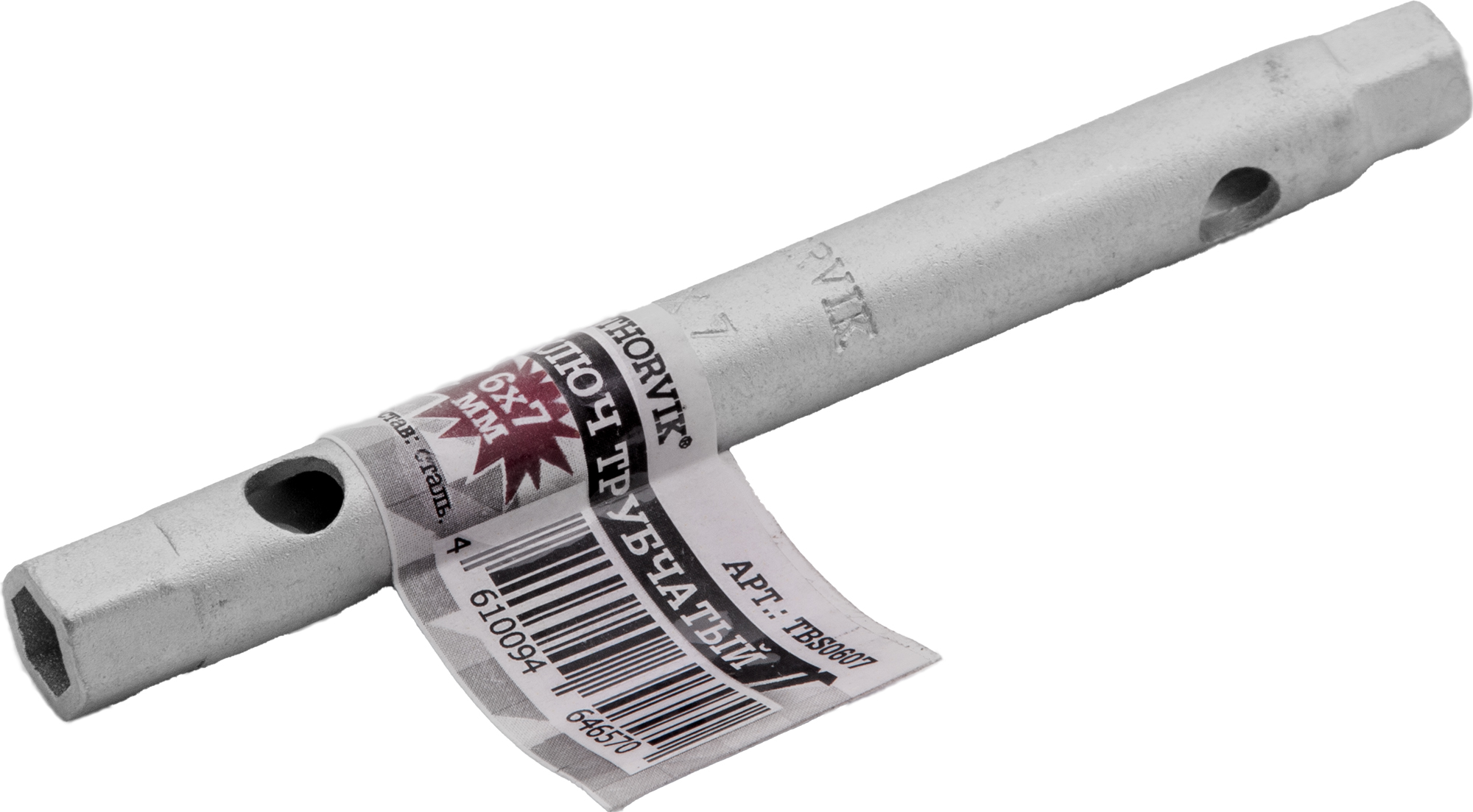 Фото Ключ трубчатый, 6x7 мм, THORVIK