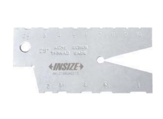 Шаблон резьбовой 1-10TPI ACME 29° погрешность ±10" INSIZE