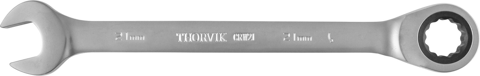 Фото Ключ гаечный комбинированный трещоточный, 21 мм, THORVIK