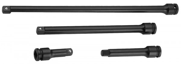 Набор удлинителей для ударного инструмента 1/2"DR 75-375 мм, 4 предмета, Jonnesway