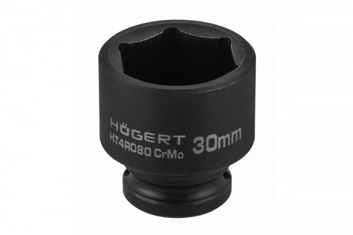 Фото Головка торцевая ударная шестигранная 1/2", 30 мм, DIN 3121, CrMo HOEGERT