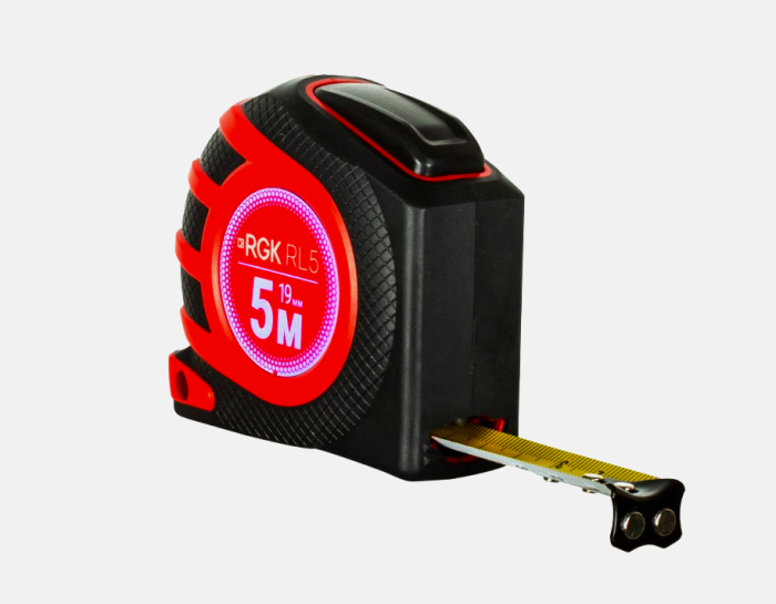 Фото Измерительная рулетка с поверкой 5м 19мм RGK RL5