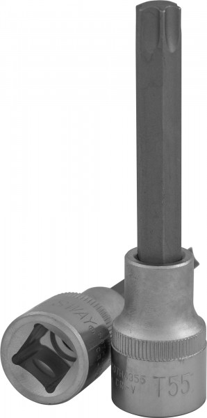 Фото Насадка торцевая 1/2"DR с вставкой-битой TORX®, T50, 100 мм, Jonnesway