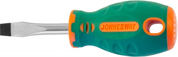 Фото Отвертка стержневая шлицевая ANTI-SLIP GRIP, SL6.5х38 мм, Jonnesway