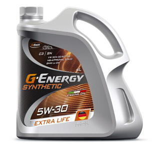 Моторное масло G-Energy Synthetic Extra Life 5W-30, 4л - фото 1