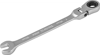 Ключ гаечный комбинированный трещоточный карданный, 10 мм, THORVIK - фото 2