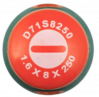 Отвертка стержневая шлицевая ANTI-SLIP GRIP, SL8.0х250 мм, Jonnesway - фото 2