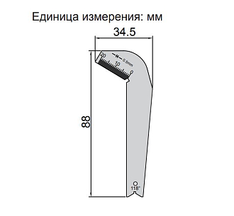Шаблон для измерения угла заточки сверл INSIZE - фото 2