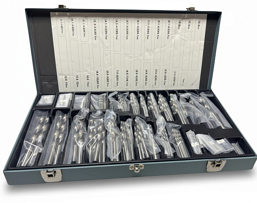 Фото 1 товара Набор сверл по мет. 1-13мм (100 шт.) Р6М5 Sekira