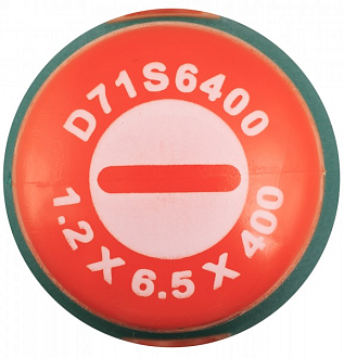 Отвертка стержневая шлицевая ANTI-SLIP GRIP, SL6.5х400 мм, Jonnesway - фото 2