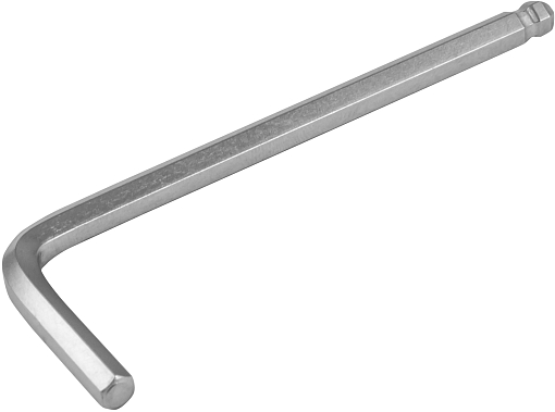 Фото 0 товара Ключ торцевой шестигранный короткий с шаром, H4, THORVIK